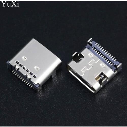 YuXi 1PCS High speed data interface micro 3.1 usb DIY 24pin USB-C USB 3.1 Type C mother Socket Connector SMT type