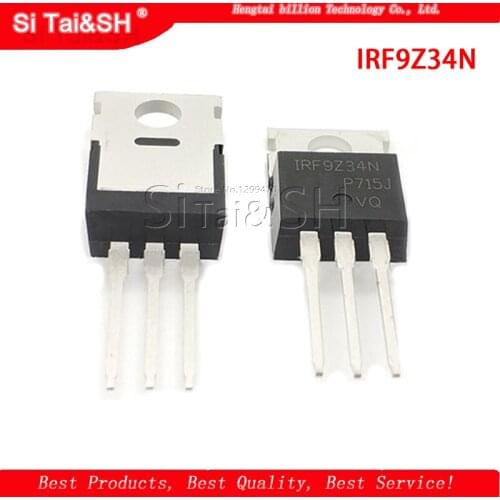 10pcs/lot IRF9Z34N IRF9Z34 IRF9Z34NPBF MOSFET MOSFT PCh -55V -17A 100mOhm 23.3nC TO-220 new original