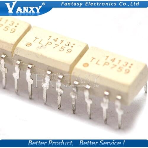 10pcs TLP759 DIP-8 Receiver microprocessor light coupling