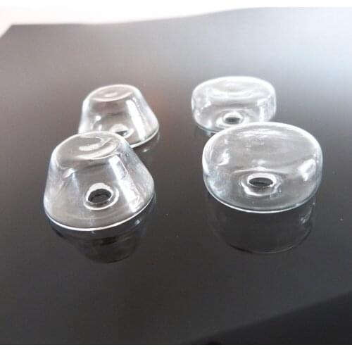 20pcs/lot 25x13mm/25x10mm new clear liquid globe bottle wishing pendant vial(empty bottle)-size option