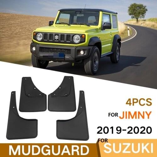 4 PCS Mudflap For Suzuki Jimny 2019-2020 Front Rear Car Fender Mud Flaps Guard Splash Flap Mudguards Accessories