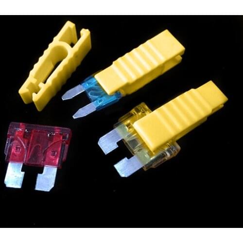 5 Pieces Micro Fuse Pullers Automobile Car Blade Mini Fuse Clip Tools Extractor Insertion Auto Removal Tools Ywllow