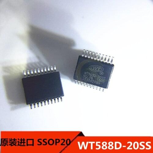 5PCS WT588D-20ss encapsulation SSOP20 voice chip USB driver chip original products