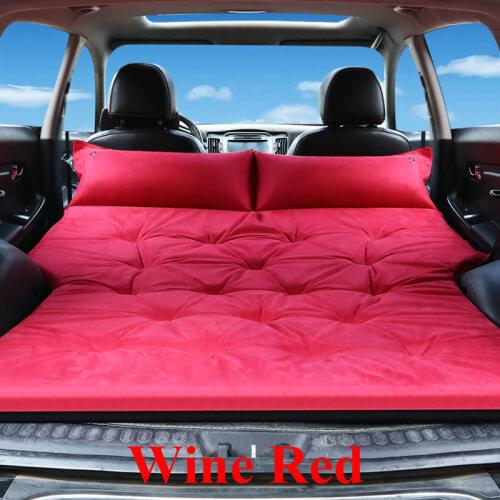Automatic Inflatable Universal FOR ALL SUV Car Air Inflation Mattress Bed Auto Back Seat Cover Drive Travel Car Inflatable Bed
