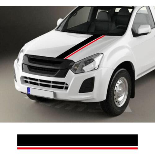 Car Stickers Pickup Hood Decals For Isuzu D Max Dmax D-Max Truck Graphics Vinyl Film Custom Decor Cover Auto Styling Accessories