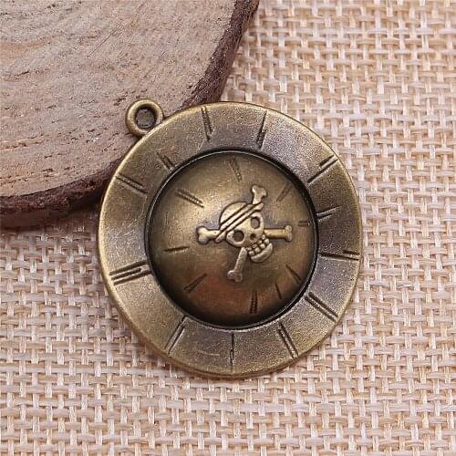 Free shipping 8pcs 29mm antique bronze Pirate hat charms diy retro jewelry fit Earring keychain hair card pendant accessories
