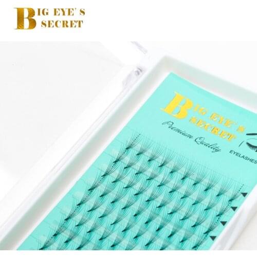 Big eyes secret 7D Premade Fan Volume Eyelash Extensions 7D Cluster Lashes Handmade False Eye Lashes C Curl 8 - 15mm