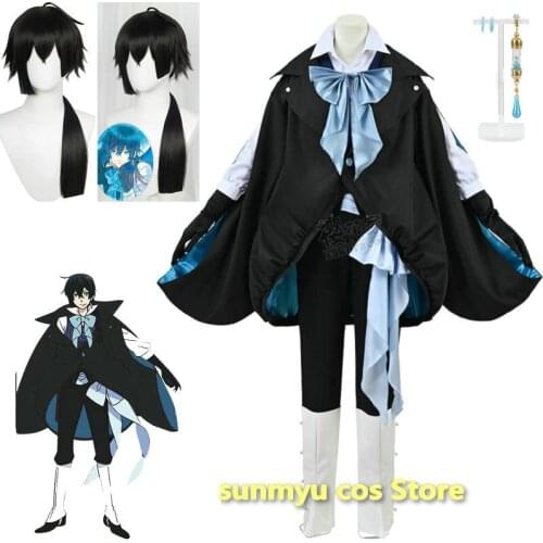 The Case Study of Vanitas Vanitas Cosplay Costume With Earrings Vanitas no Carte Vanitasu no Karute Cosplay Halloween