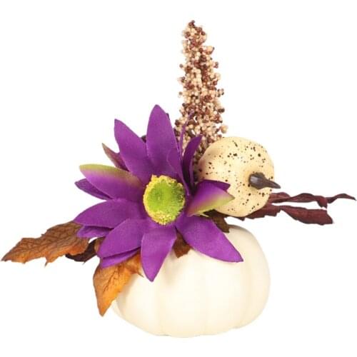 Artificial Maple Leaf Simulation Pumpkin Ornament Halloween Autumn Decor New Quality Hot Foam Durable Harvest Home Decorative