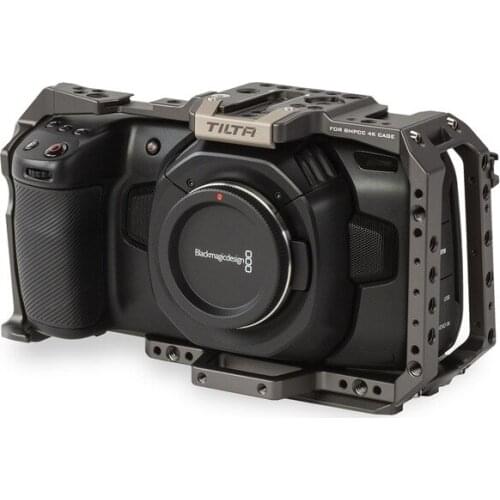 Tilta BMPCC 4K 6k pro Blackmagic Design Pocket Cinema Camera 4K Full Camera Cage (Tilta Gray)