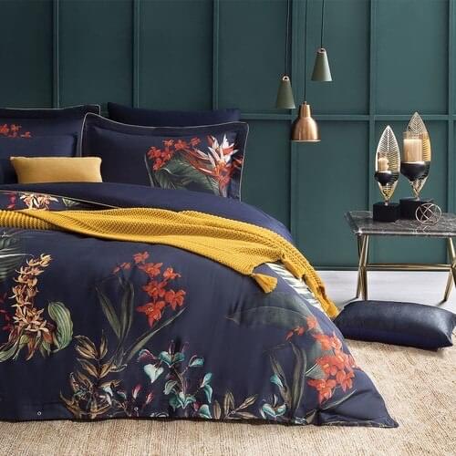 YatasBedding Albero 100% Cotton Multsize Double side 220x240cm 6 PCS Duvet set