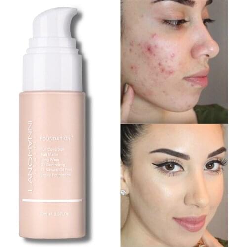 Matte Oil Control Concealer Foundation Concealer Brighten Skin Colour Waterproof Foundation SSwell