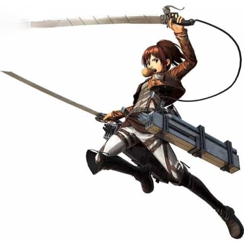 Cartoon Attack on Titan Scratch-Proof Car Stickers Bumper Decal Waterproof Custom Printing Decoration Apply To Car Window Laptop