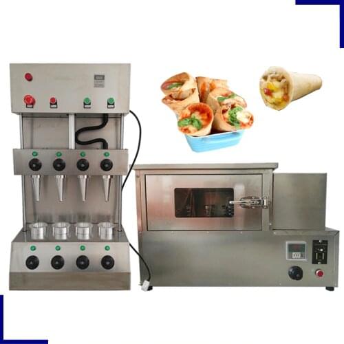 Full Set Pizza Cone Making Machine Stainless Steel Electric Pizza Oven Machine Pizza Cone Machine Price