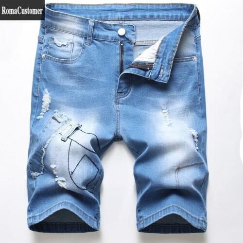 Мужские джинсовые шорты RomaCustomer China At AliExpress