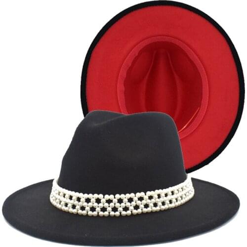 Bulk price fedoras hat Panama felt hat for women jazz hat fedora hat grass green women fedoras donut chain women hats