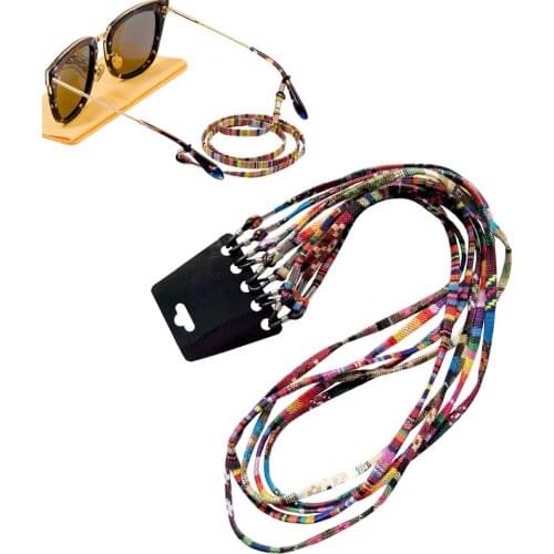 5pcs Eyeglasses Sunglasses Chain Spectacle Holder Neck Cord Black Lanyard Holder for Reading Glasses Eyewear Spectacles