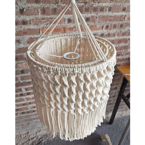 Scandinavian Storm Simia TAPESTRY HAND WOVEN Creative Home Bedroom Soft Lampshade