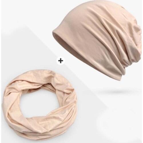 Thin section spring and summer confinement cap pregnant women hat nightcap cotton modal bib headgear cap dual-use hat L68