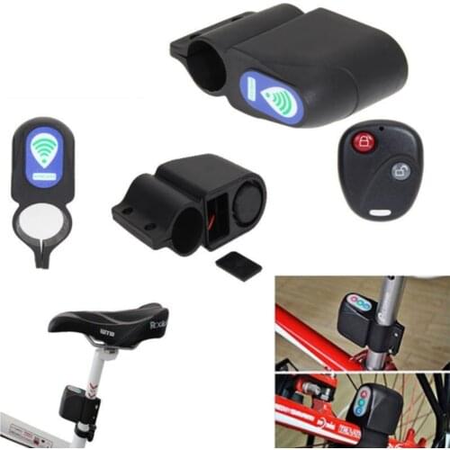 Bicycle Anti-theft Alarm Lock with Wireless Remote Control Waterproof MTB Bike Anti-Theft Vibration Alarm Bike Alarm Lock