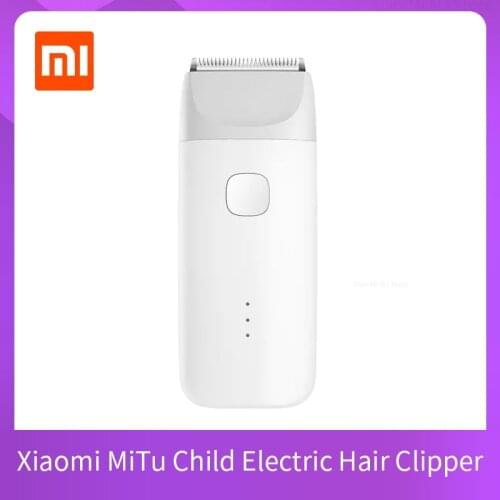 Xiaomi MiTu Safe IPX7 Waterproof Electric Hair Clipper Razor Silent Motor For Children Baby Men Mijia Barber USB Rechargeable