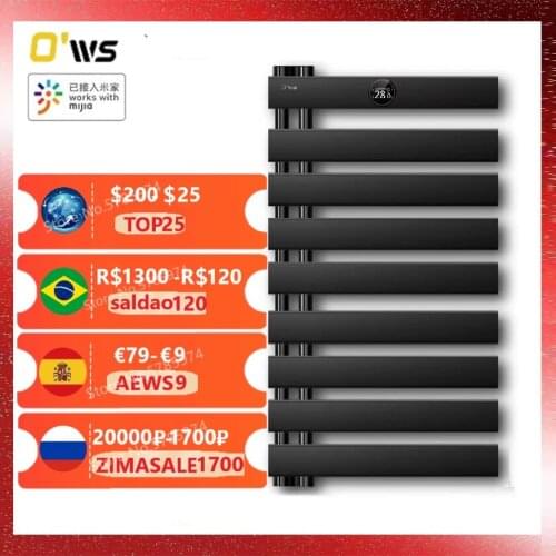 Youpin OWS Electric Heating Towel rack Intelligent constant temperature Work With Mijia Smart Timing Sterilize and remove mites