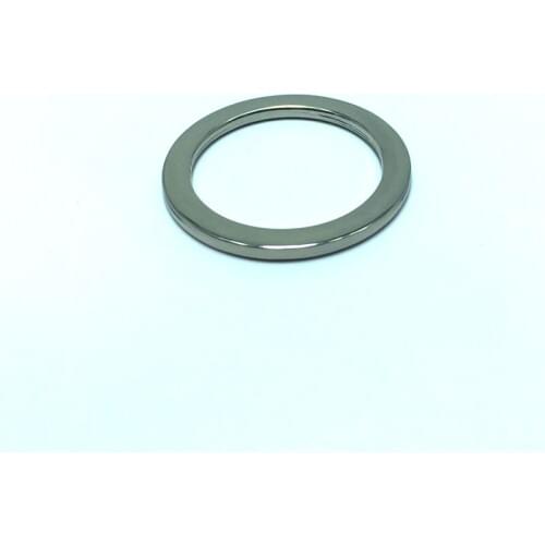 1 1/2 inch (38mm) Flat O Ring Shinny Silver Finish Metal Non Split No Seam Rings