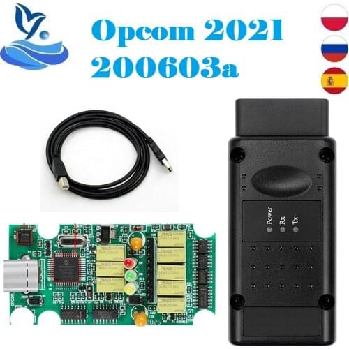 OPCOM 1.70 PIC18F458 FTDI flash firmware update Op com 1.7 OBDII OBD2 Car Diagnostic Tool Cable for Opel OP-COM OBD2 Scanner