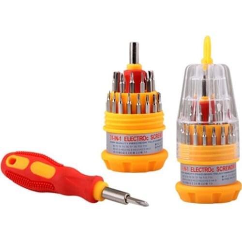 31-Piece Multi-Purpose Screwdriver Set Easy to Use Small You Can Be Used Pocket In And Car
