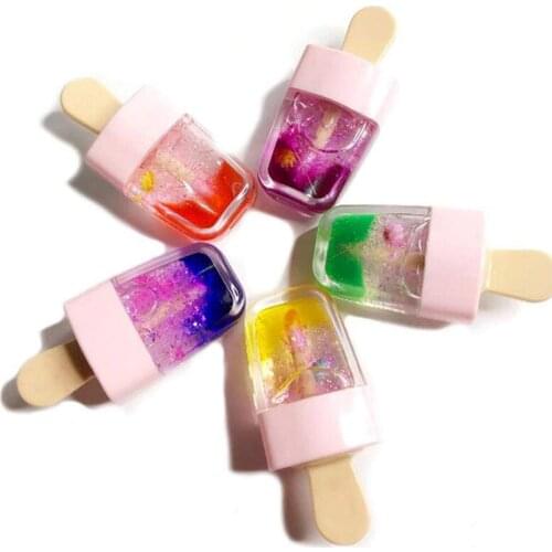 5PC Lip Glaze Empty Bottle Cute Ice Cream Lip Glaze Empty Tube Shell Lipstick Filling Empty Bottle DIY Lip Glaze Cosmetic Bottle