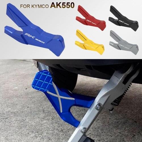 Motorcycle Accessories CNC Kickstand Side Column Auxiliary Seat For KYMCO AK550 AK 550 2017 2018 2019 2020 Motorcycle Accessorie