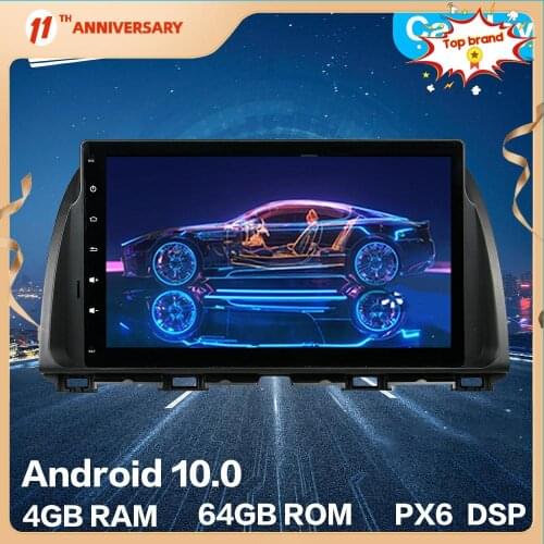 Aotsr Android 10.0 4+64G Car Radio Player GPS Navigation Car Stereo HD Multimedia Unit For MAZDA CX-5 ATENZA 2013-18 DSP Carplay
