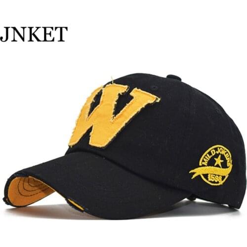JNKET Unisex Baseball Cap Worn-out Style Baseball Hats Snapbacks Hats Hip Hop Cap Letter Cap Gorras Baseball Casquette