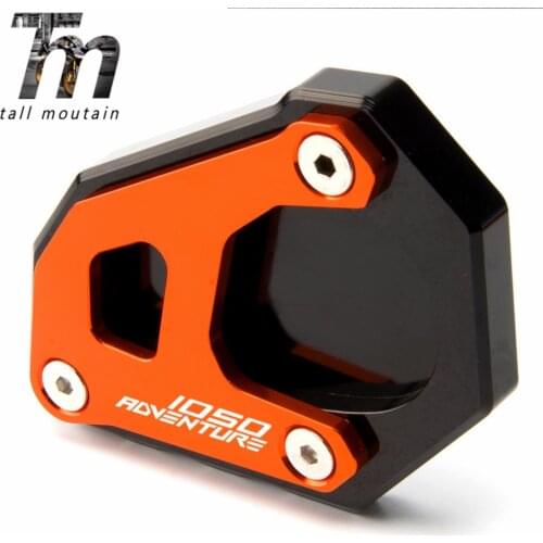 For 1050 KMT-1050 18 Adventure Accessories 2018 Flash Deals Motorcycle Side Stand Kick stand Side Stand Extension Plate Pad