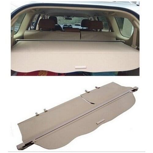 For toyota Land Cruiser Prado FJ150 FJ 150 2014 2015 Beige Rear Cargo Cover Trunk Shade Security Cover 1set