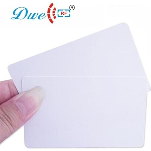 DWE CC RF 200pcs per lot Access Control Cards 13.56mhz MF iso 14443A S50 PVC access control rfid card