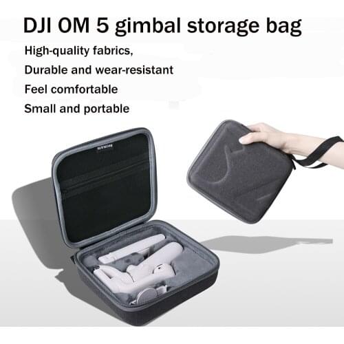 DJI OM 5 Storage Bag Mobile Phone Gimbal Storage Box Set Accessories Portable Storage Handbag Mobile Phone Gimbal Protection Box