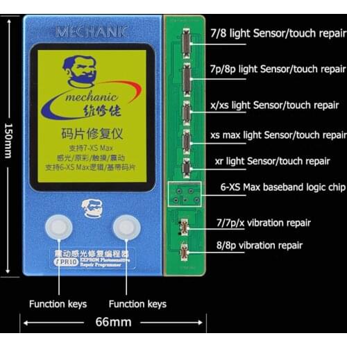 MECHANIC APR10 LCD Programmer Light Sensor Touch Vibrator Data Read Write Recovery Repair Tool For iPhone 7/7P/8/8P/X/XS/XS MAX