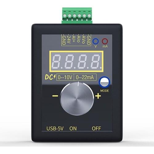 New 0-10V 4-20ma Analog Signal Generator Voltage Simulator Adjustable Calibrator Electronic Measuring Instruments