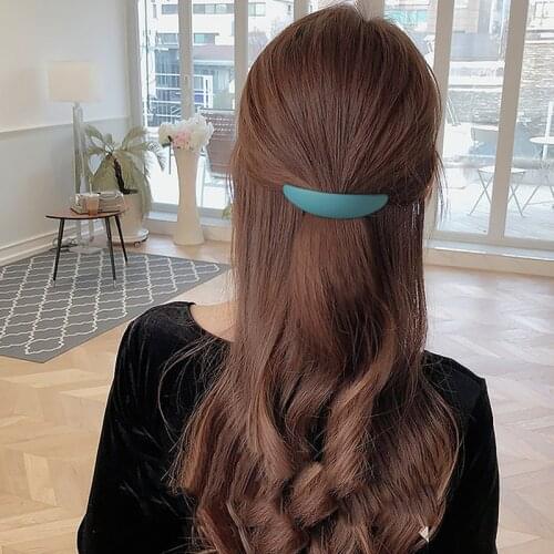Simple Clip Spring Clip Side Clip Headdress Hairpin Temperament Hairpin Back Head Top Clip Girl Hairpin Fashion Hairpin