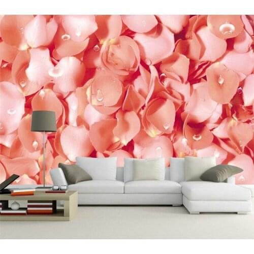 Rollos de papel de pared papel tapiz de techo 3D mural wallpaper wall decor wallcovering custom size rose flower