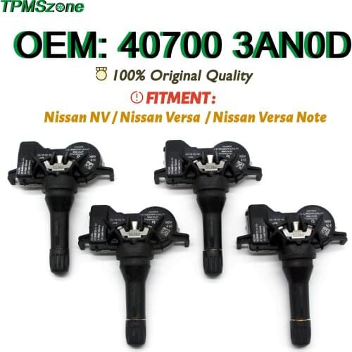 TPMS 407003AN0D Tire Pressure Monitoring System 315MHz For 2017-2019Nissan Versa Note Sentra NV 40700-3AN0D TyreAirMonitorSensor