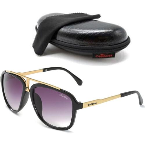 Vintage black sunglasses for luxury brand gradient sunglasses for men hip-hop Uv400 glasses for women Sahdes