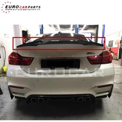 F82 M4 spoiler fit for F82 2015-2017year carbon fiber trunk spoiler for F80 M3 F82 M4 bootlip