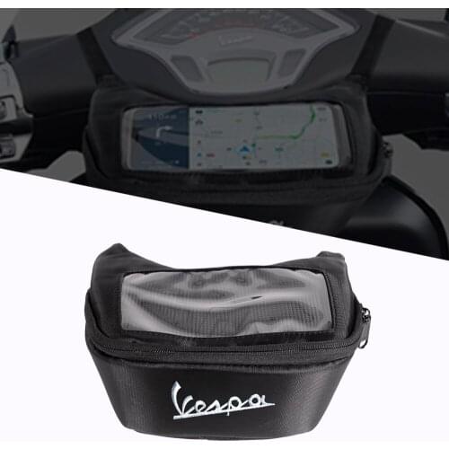 Scooter Storage Bag Waterproof Navigation Bags Case for Vespa GTS GTV LX LXV Sprint Primavera