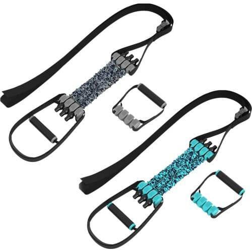 Pull-up Elastic Rope Muscle Training Adjustable Equipment Auxiliary Fitness Equipment With Camouflage Latex Elastic Rope Puller