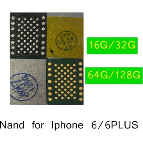 High quility With warranty For iPhone 6 6PLUS Nand Flash Memory IC HDD Chip 16G 32G 64G 128G