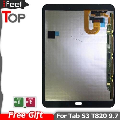 9.7" LCD For Samsung Galaxy Tab S3 T820 LCD Display + Touch Screen Digitizer Assembly Free Shipping