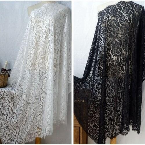 1.5M/pack High Quality Light Leaf Eyelash Lace Fabric DIY Dress High Quality Clothing Accessories