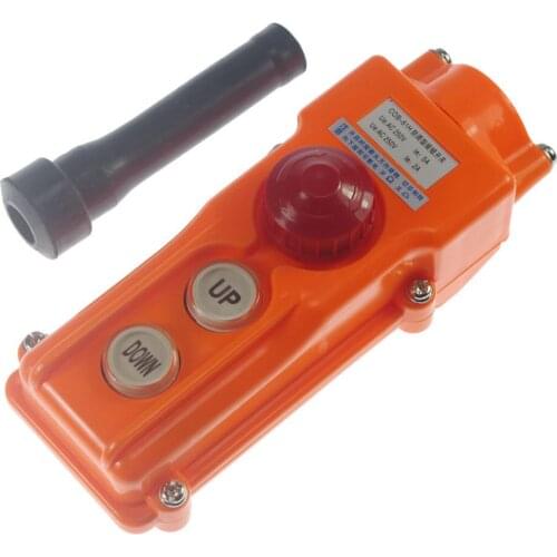1) COB-61H For Hoist Crane Pendant Control Station Push Button Switch Emergency